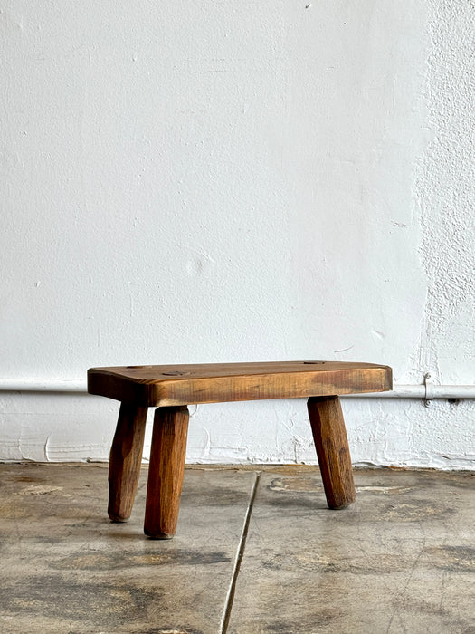 Three Legged Rectangle Stool