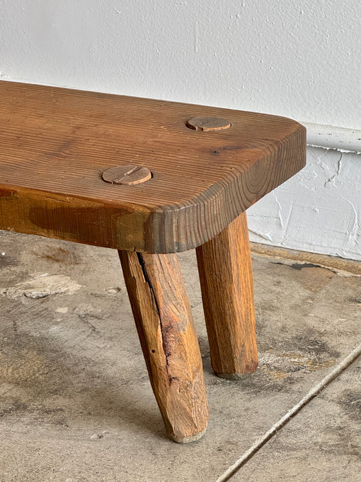 Three Legged Rectangle Stool