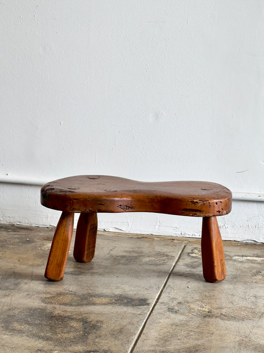 Three Footed Small Organic Stool