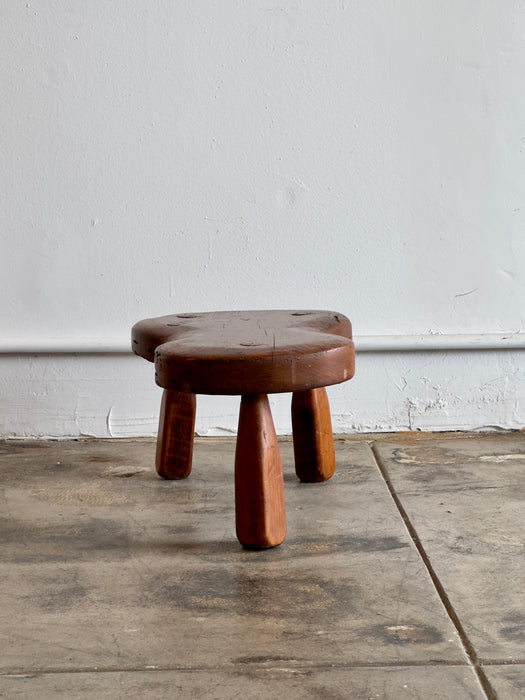 Three Footed Small Organic Stool