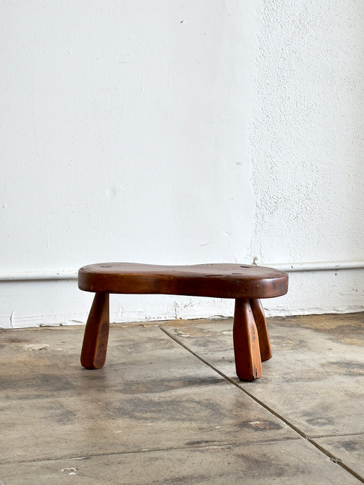 Three Footed Small Organic Stool