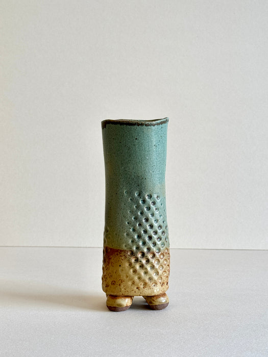 Petite Dimpled Ceramic Vase