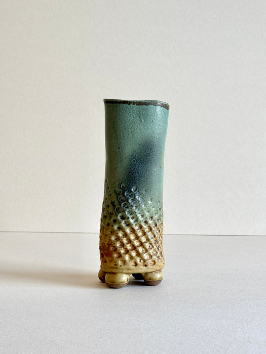 Petite Dimpled Ceramic Vase