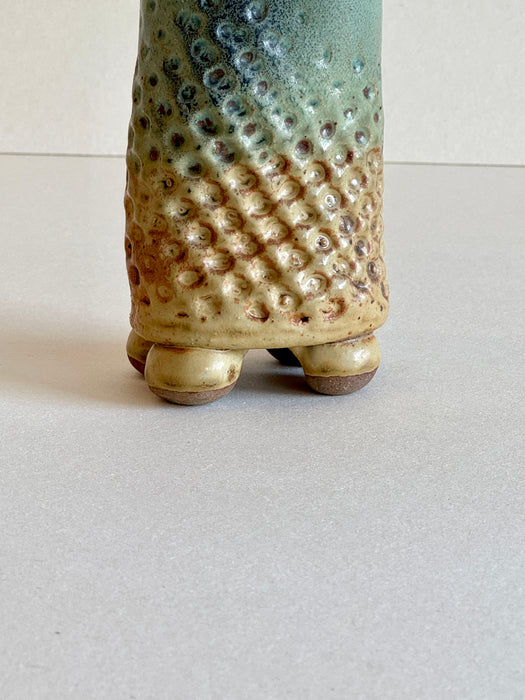 Petite Dimpled Ceramic Vase