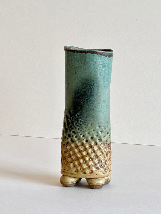 Petite Dimpled Ceramic Vase