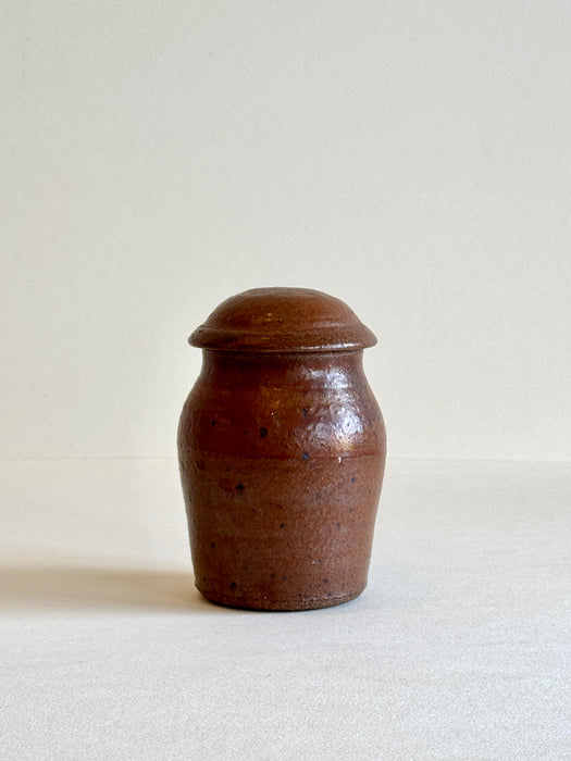 Stoneware Jar With Lid