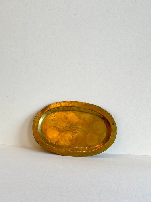 Oval Brass Dish