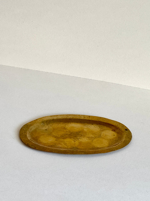 Oval Brass Dish