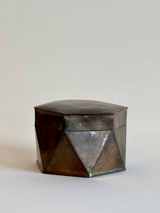 Hexagonal Brass Box