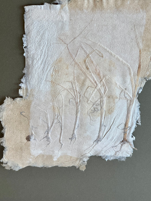 Paper Pulp Forest Scene