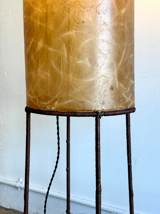 Fiberglass Cylinder Floor Lamp