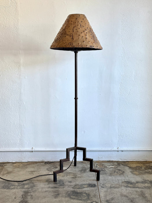 Angular Steel Floor Lamp