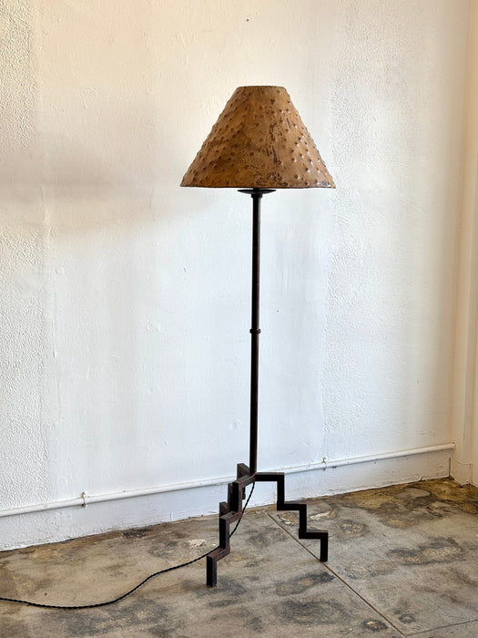 Angular Steel Floor Lamp